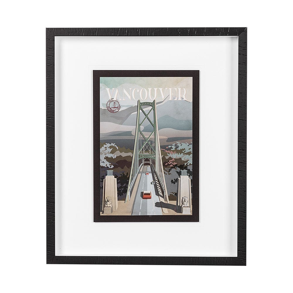 Mercana - Vancouver Go Canada M by Mercana Studio a Framed Art Print Matted under Glass - 13580 view 1