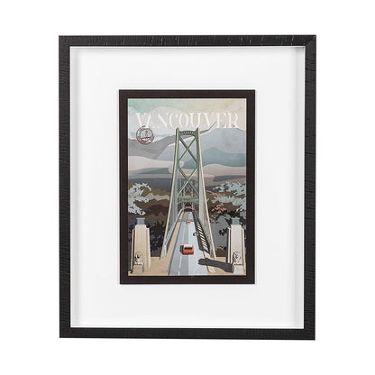 Mercana - Vancouver Go Canada M by Mercana Studio a Framed Art Print Matted under Glass - 13580 view 1