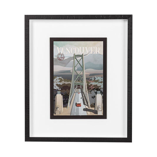 Mercana - Vancouver Go Canada M by Mercana Studio a Framed Art Print Matted under Glass - 13580 view 1
