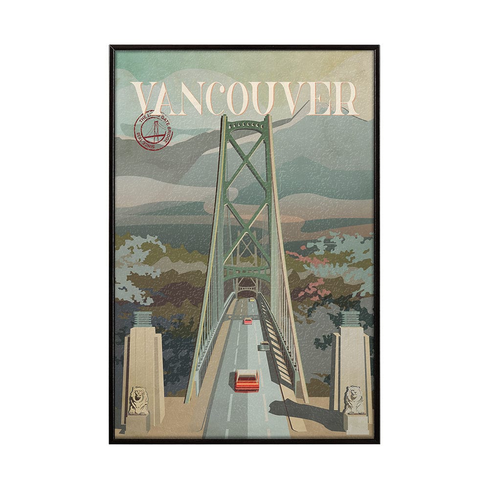 Mercana - Vancouver Go Canada SM by Mercana Studio a Hand Embellished Decograph Framed Art Print - 13704 view 1