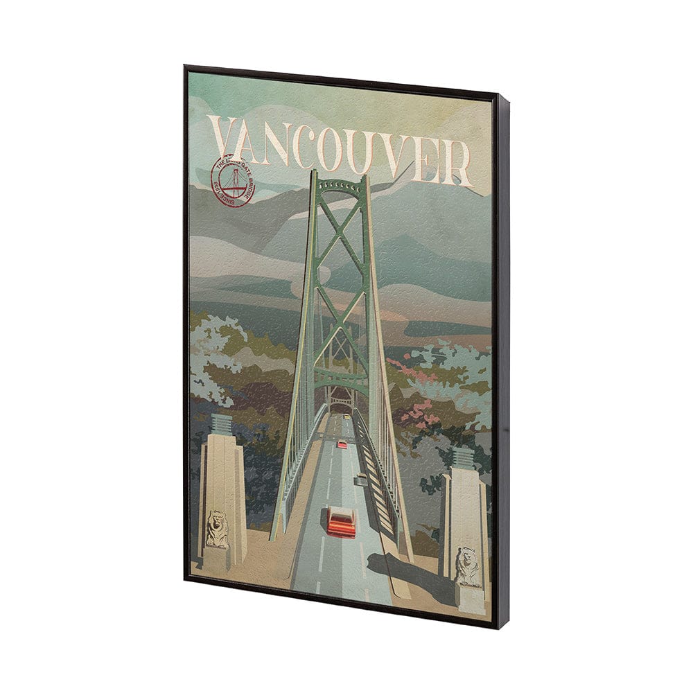 Mercana - Vancouver Go Canada SM by Mercana Studio a Hand Embellished Decograph Framed Art Print - 13704 view 2