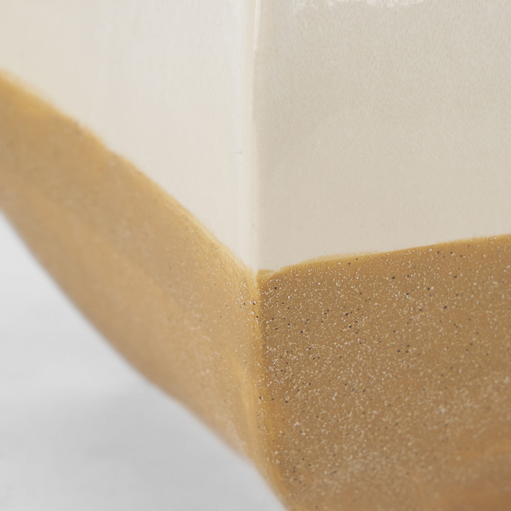 Mercana - Vania Short Off White w/ Tan Textured Ceramic Vase - 70990 view 7