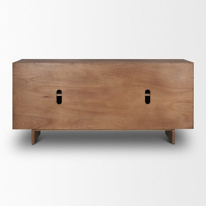 Mercana - Varenna 4 Door Dark Brown Wood w/ Rope Handles Sideboard - 71012 view 4