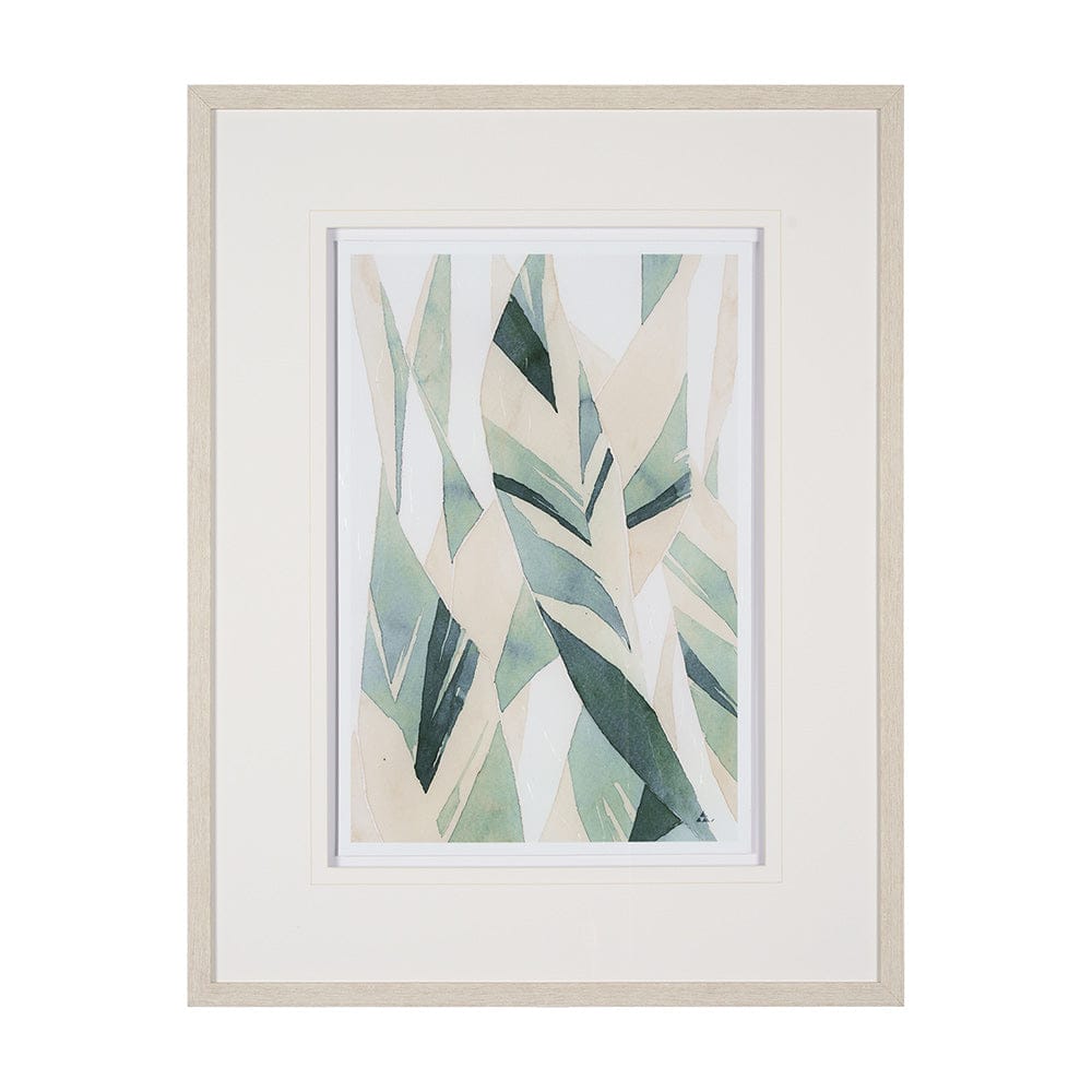 Mercana - Variegated Patterns I by Mercana Studio Hand Embellished Textured Framed Art Print Matted under Glas - 14499 view 1