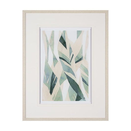Mercana - Variegated Patterns I by Mercana Studio Hand Embellished Textured Framed Art Print Matted under Glas - 14499 view 1