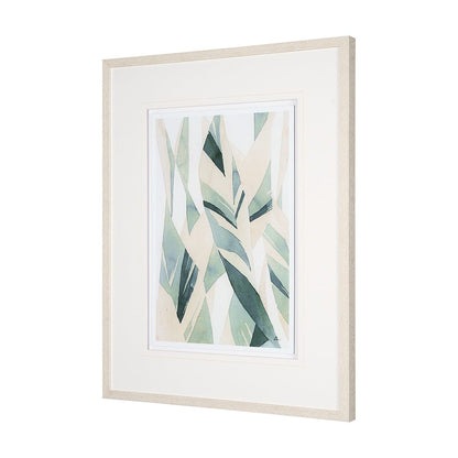 Mercana - Variegated Patterns I by Mercana Studio Hand Embellished Textured Framed Art Print Matted under Glas - 14499 view 2