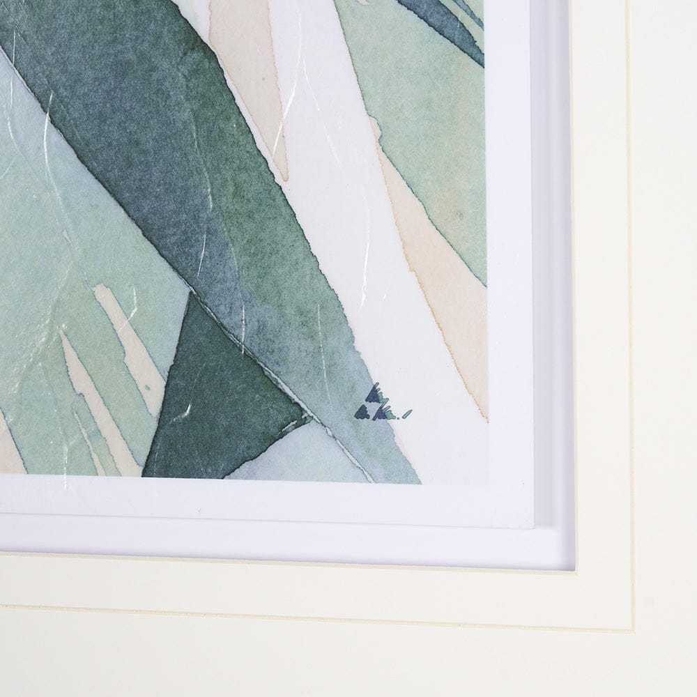 Mercana - Variegated Patterns I by Mercana Studio Hand Embellished Textured Framed Art Print Matted under Glas - 14499 view 6