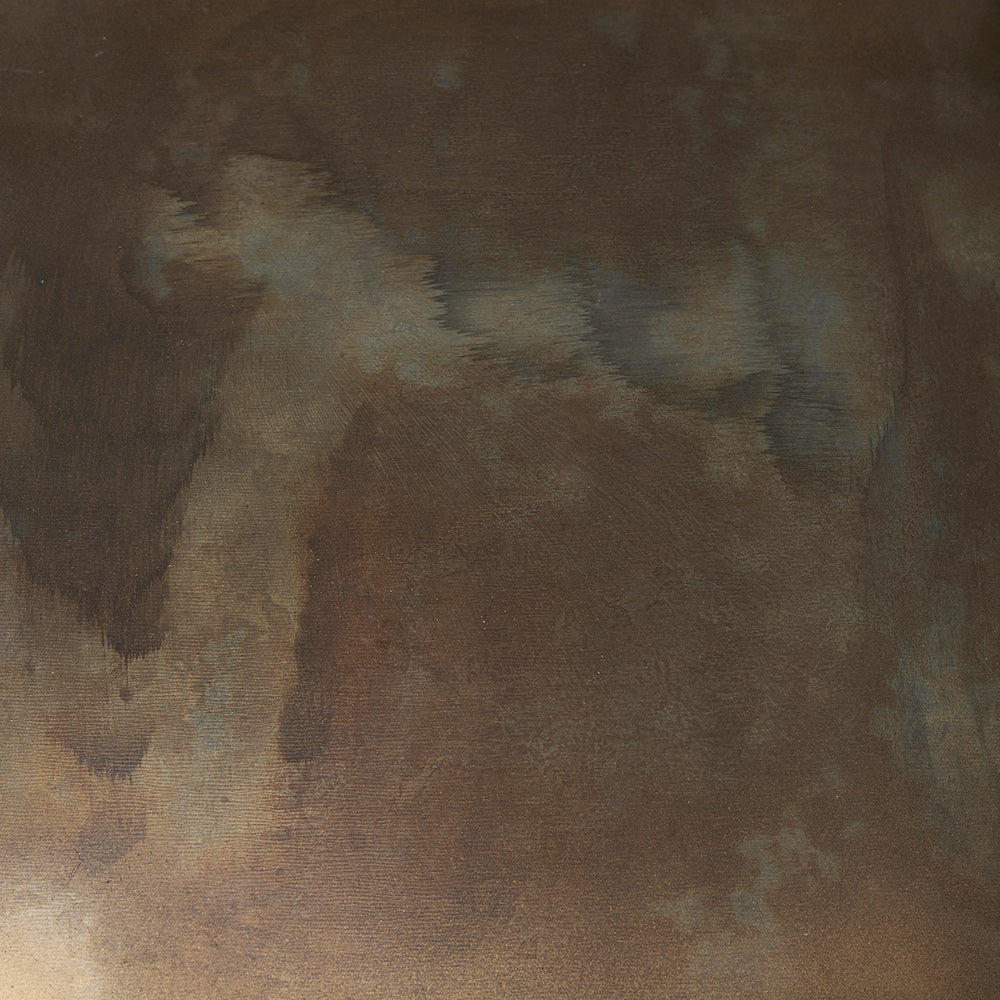 Mercana - Varun Square Antiqued Brass Metal Tray (Set of 2) - 70516 view 6