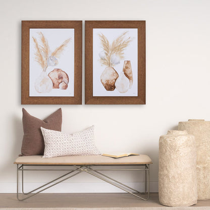Mercana - Vase Gray Lotus Pods by Mercana Studio a Hand Embellished Textured Framed Art Print - 14247 view 10
