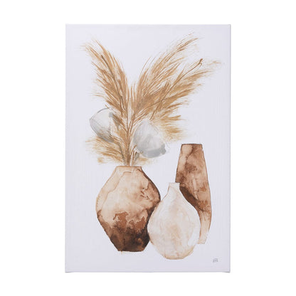 Mercana - Vase Gray Pods by Mercana Studio a Hand Embellished Textured Canvas - 102247-L view 1