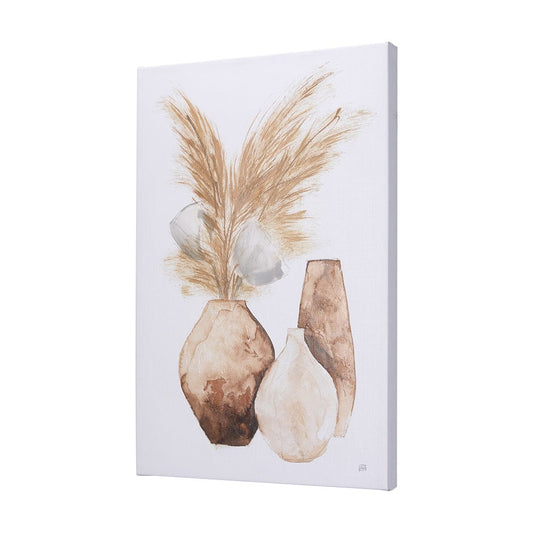 Mercana - Vase Gray Pods by Mercana Studio a Hand Embellished Textured Canvas - 102247-L view 2
