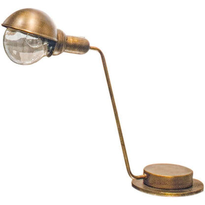 Mercana - Vaughn 19.8"H Gold-Tone Metal Half-Moon Shade Table Lamp - 65280 view 1