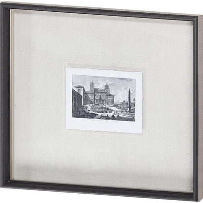 Mercana - Veduta della Villa Medici MC by Piranesi a Framed Art Print Matted under Glass - 9585 view 1