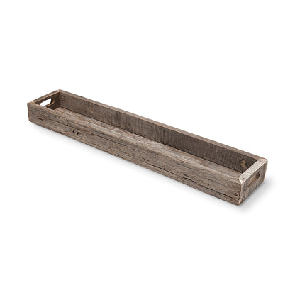 Mercana - Vernon Large 36L x 7W Brown Reclaimed Wood Tray - 68859 view 1