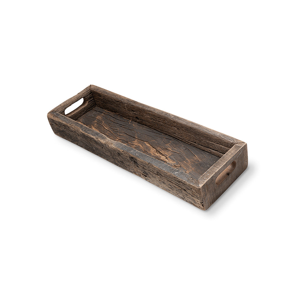 Mercana - Vernon Small 24L x 7W Brown Reclaimed Wood Tray - 68860 view 1