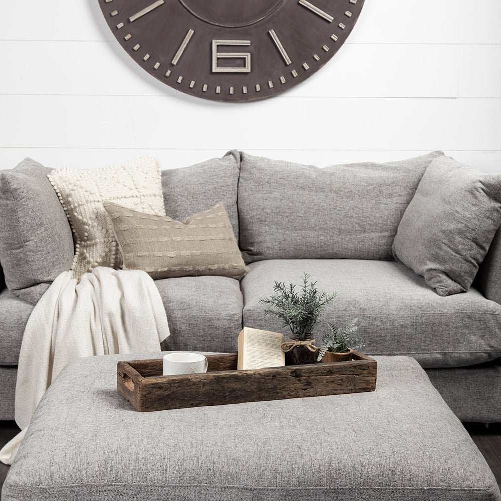 Mercana - Vernon Small 24L x 7W Brown Reclaimed Wood Tray - 68860 view 7