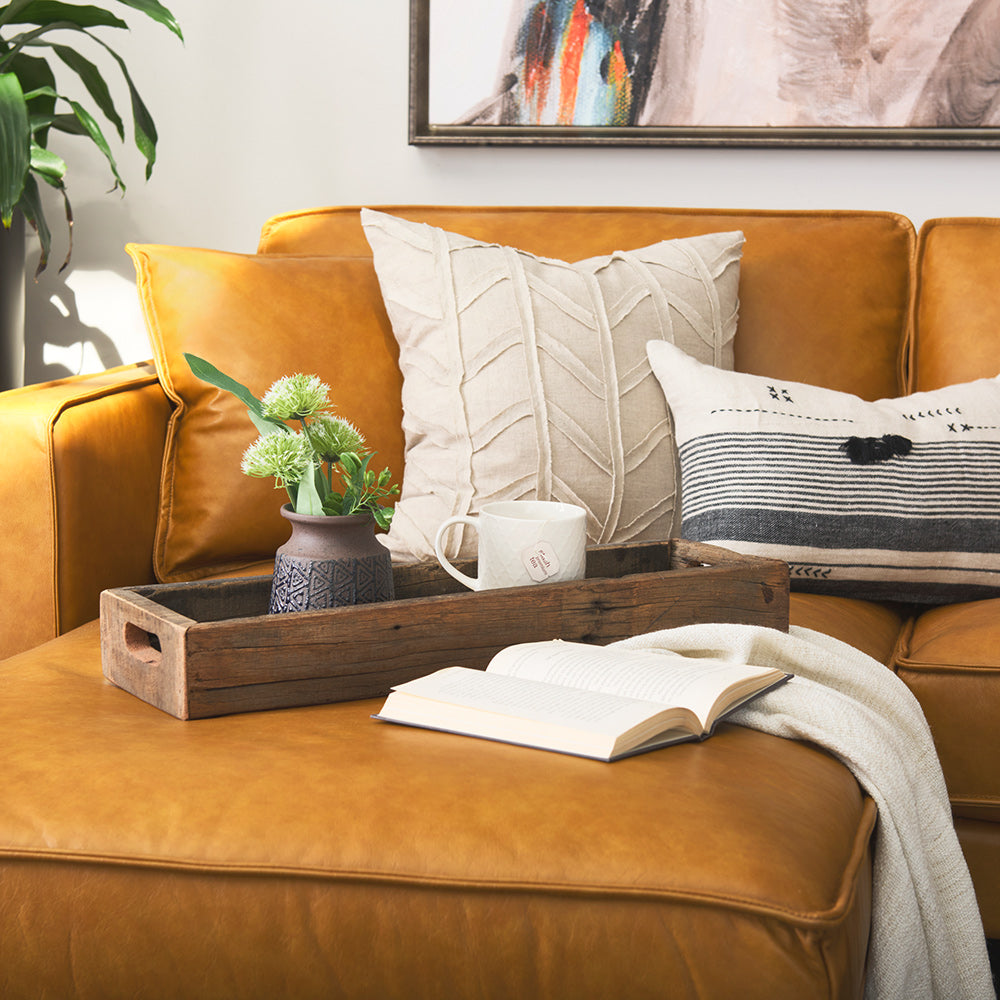 Mercana - Vernon Small 24L x 7W Brown Reclaimed Wood Tray - 68860 view 10