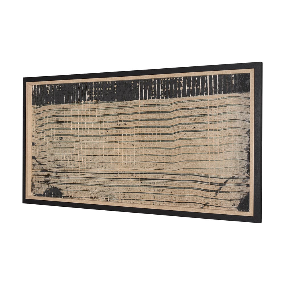 Mercana - Vertical Horizons by Mercana Studio a Hand Embellished Textured Framed Art Print - 15332 view 2