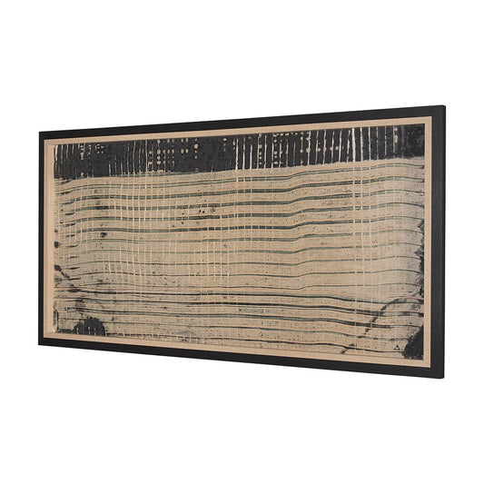 Mercana - Vertical Horizons by Mercana Studio a Hand Embellished Textured Framed Art Print - 15332 view 2