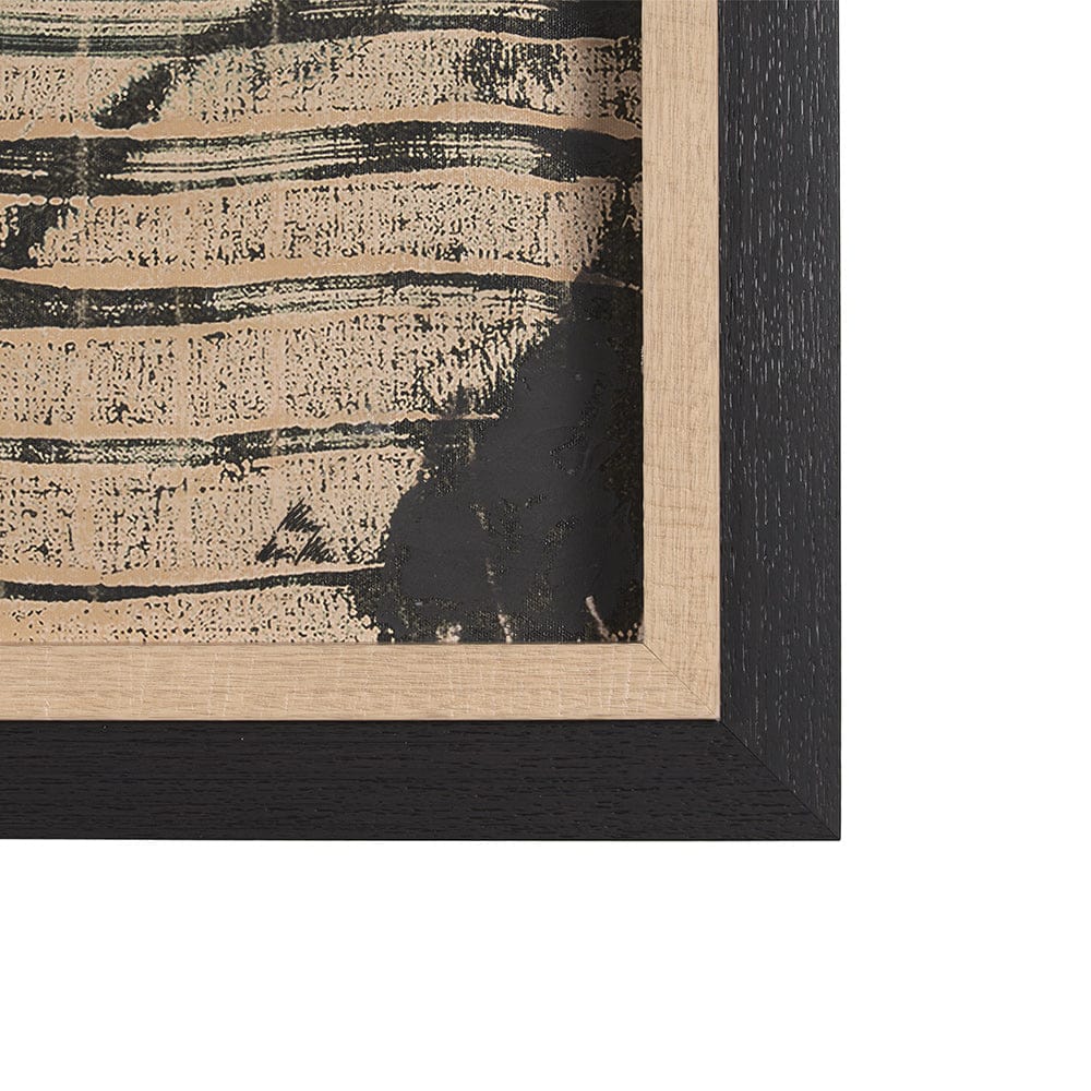 Mercana - Vertical Horizons by Mercana Studio a Hand Embellished Textured Framed Art Print - 15332 view 3