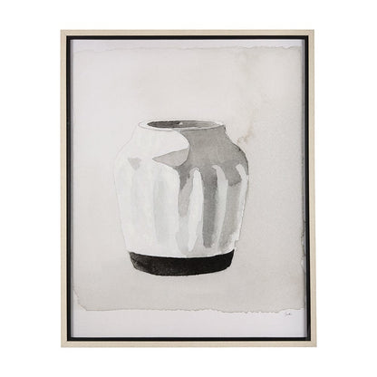 Mercana - VesseII by Mercana Studio a Hand Embellished Textured Framed Art Print Matted under Glass - 14619 view 1