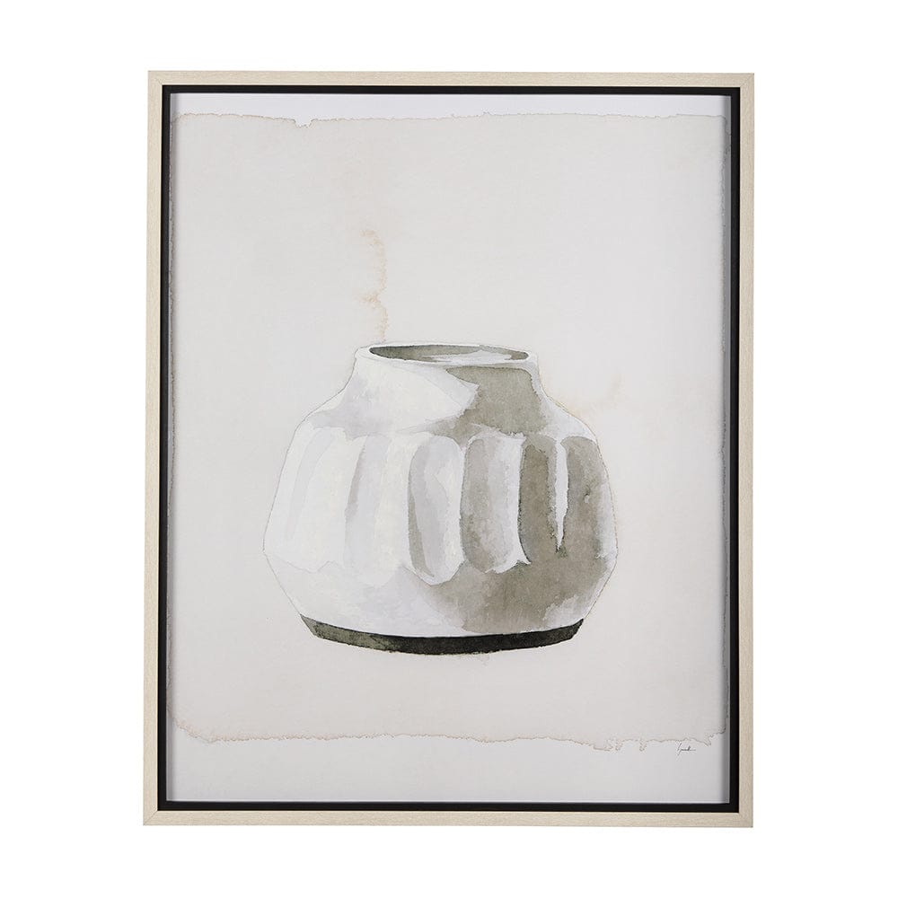 Mercana - Vessel I by Mercana Studio a Hand Embellished Textured Framed Art Print Matted under Glass - 14618 view 1