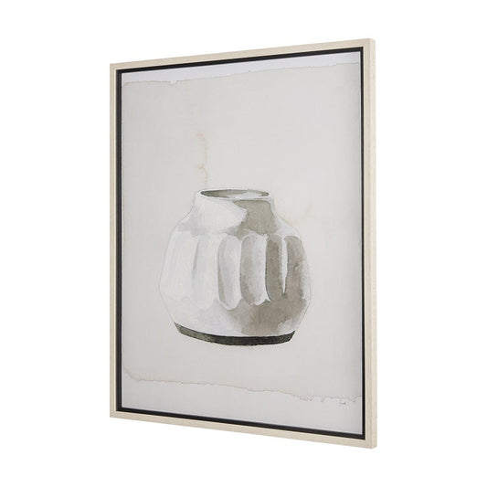 Mercana - Vessel I by Mercana Studio a Hand Embellished Textured Framed Art Print Matted under Glass - 14618 view 2