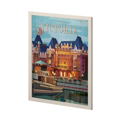 Mercana - Victoria Go Canada L by Mercana Studio a Hand Embellished Decograph Framed Art Print - 13730 view 2
