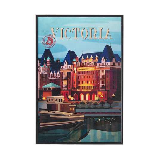 Mercana - Victoria Go Canada SM by Mercana Studio a Hand Embellished Decograph Framed Art Print - 13734 view 1