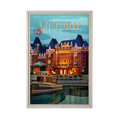 Mercana - Victoria Go Canada XL by Mercana Studio a Hand Embellished Decograph Framed Art Print under Glass - 13728 view 1