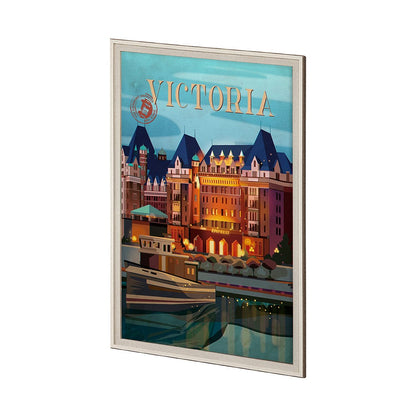 Mercana - Victoria Go Canada XL by Mercana Studio a Hand Embellished Decograph Framed Art Print under Glass - 13728 view 2