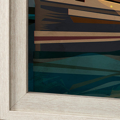 Mercana - Victoria Go Canada XL by Mercana Studio a Hand Embellished Decograph Framed Art Print under Glass - 13728 view 5