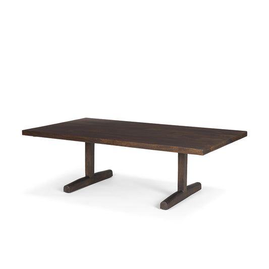 Mercana - Viktor 55"L Dark Brown Solid Wood Coffee Table - 69963_CLOSEOUT view 1