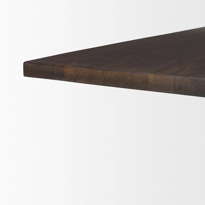 Mercana - Viktor 55"L Dark Brown Solid Wood Coffee Table - 69963_CLOSEOUT view 7