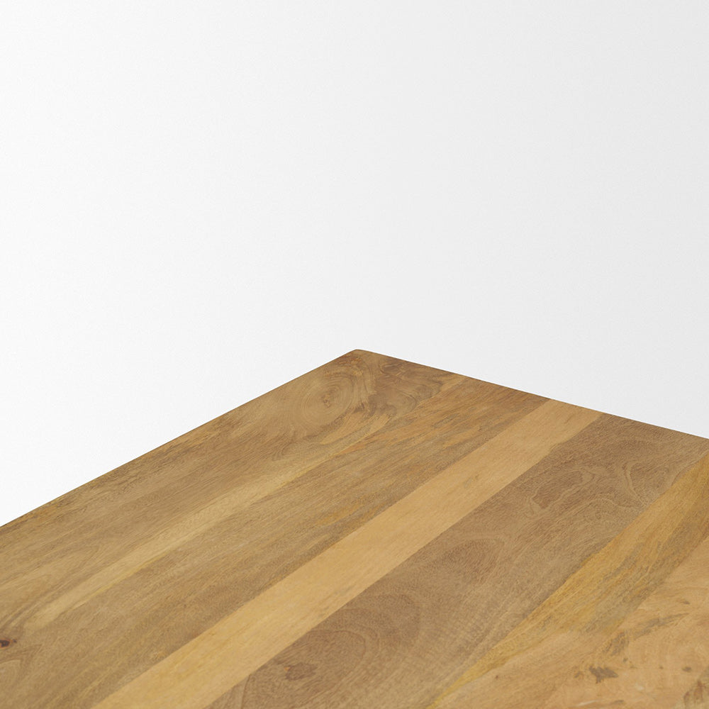 Mercana - Viktor 55"L Light Brown Solid Wood Coffee Table - 69958_CLOSEOUT view 5