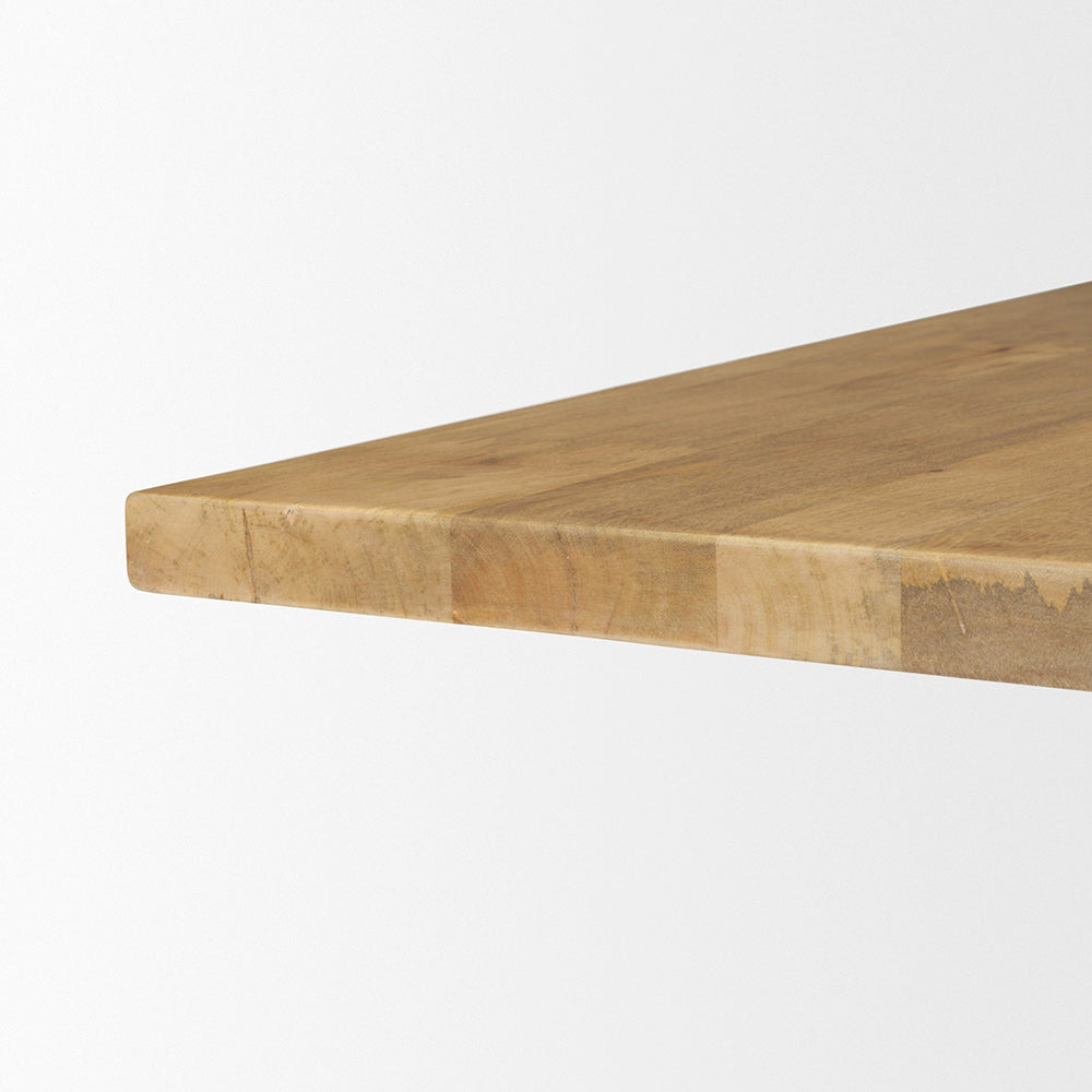 Mercana - Viktor 55"L Light Brown Solid Wood Coffee Table - 69958_CLOSEOUT view 7