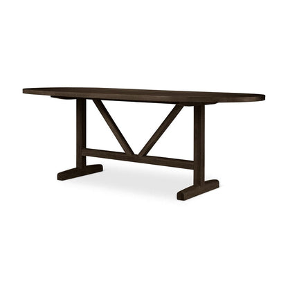 Mercana - Viktor 84" Dark Brown Solid Wood Dining Table - 69957-AB view 1