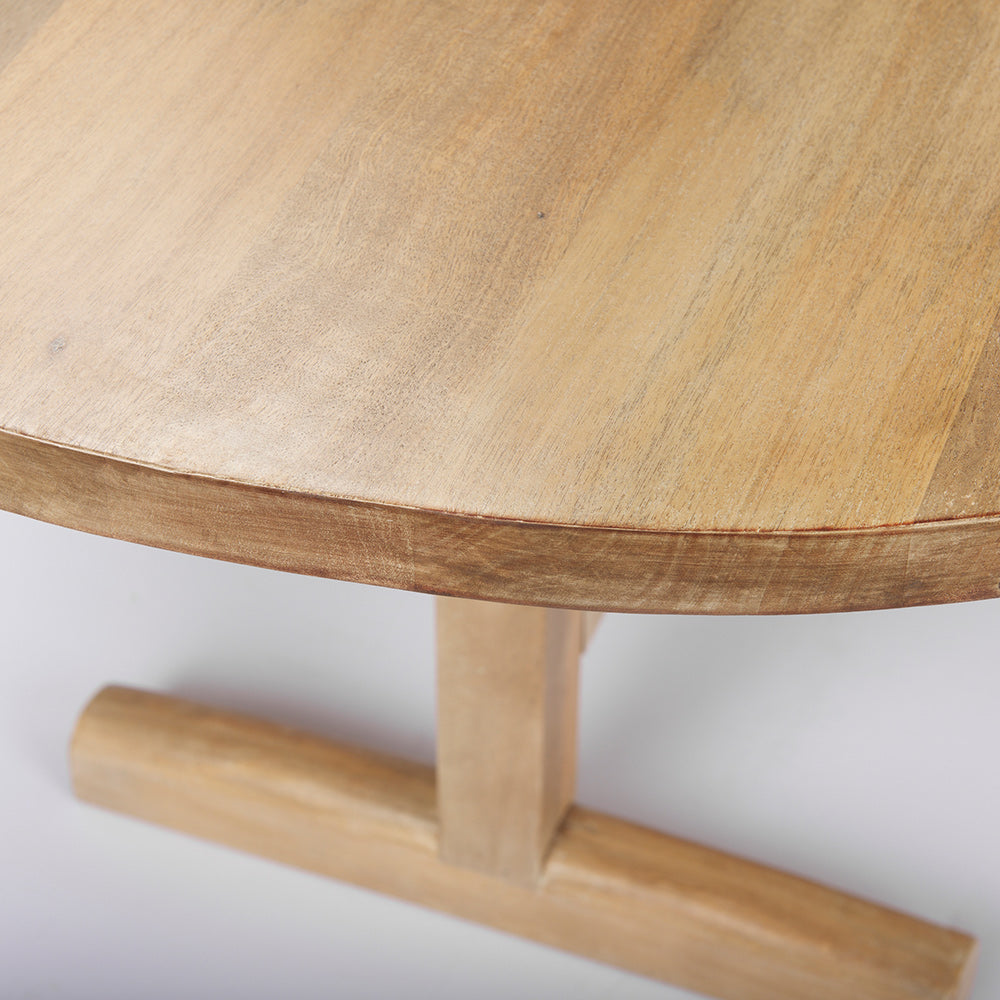 Mercana - Viktor 84"L Light Brown Solid Wood Dining Table - 69959-AB view 5