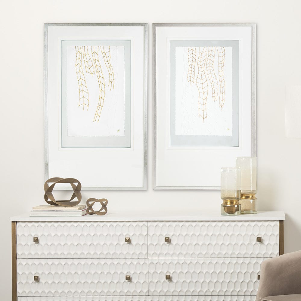 Mercana - Vin I by Studio M a handmade Original Framed Artwork under Glass - 11756 view 5