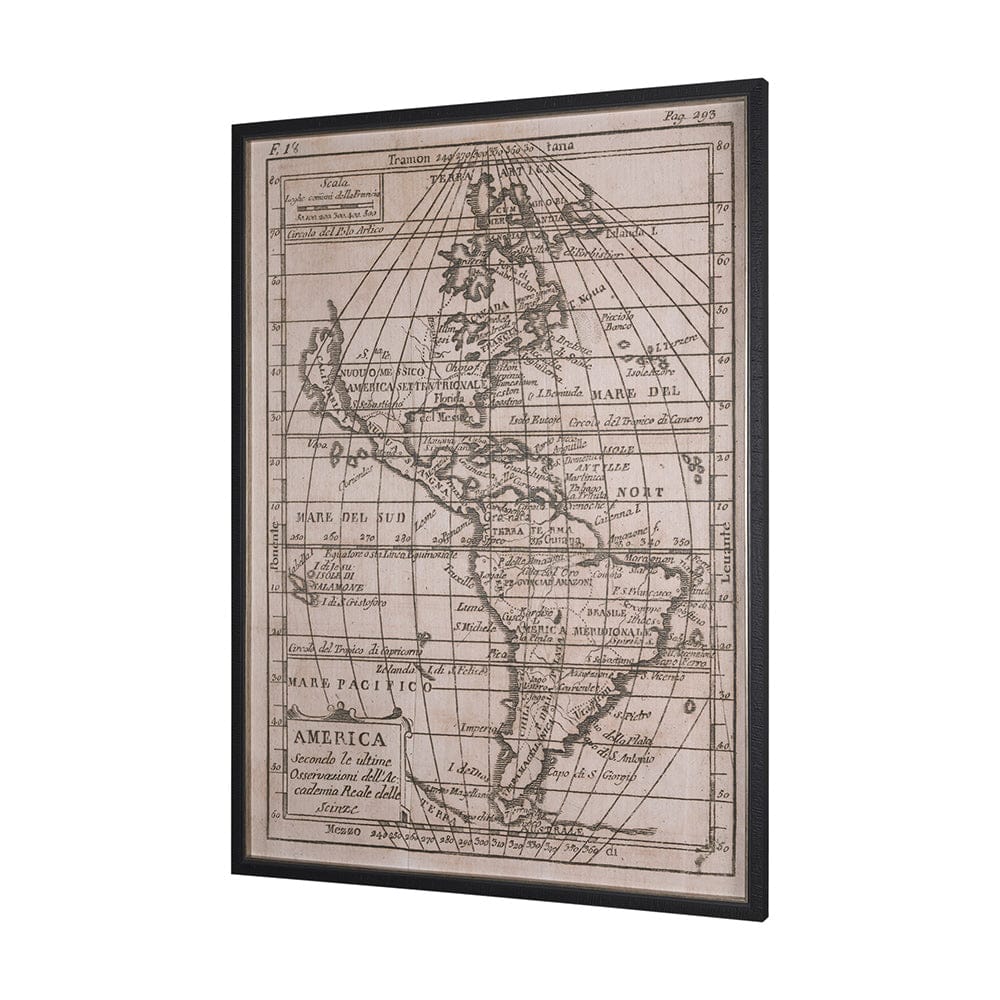 Mercana - Vintage America by Wild Apple Portfolio a Hand Embellished Framed Art Print - 15708 view 2