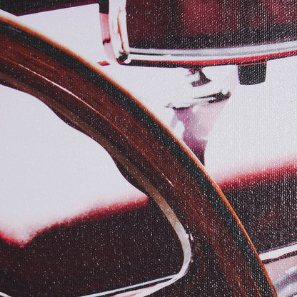 Mercana - Vintage Car by Magda Izzard a Hand Embellished Framed Art Print - 15738 view 7