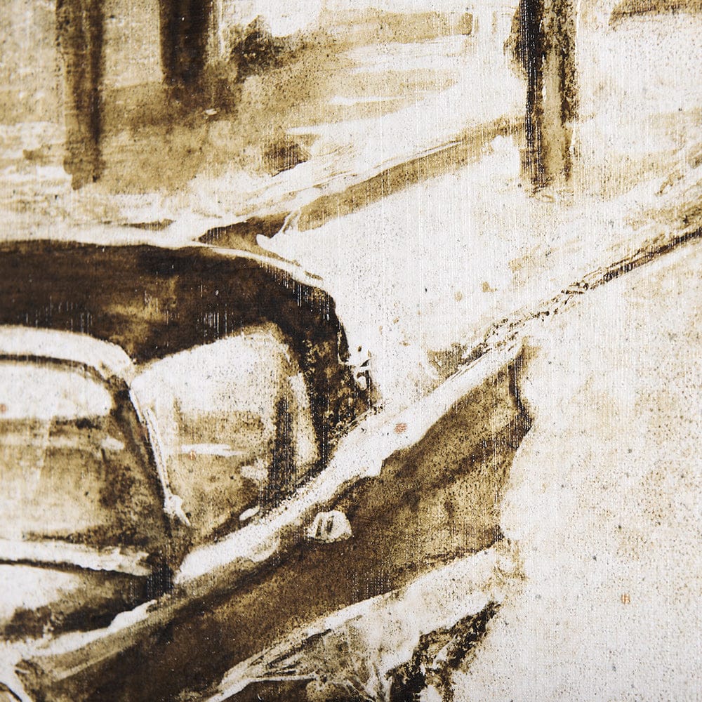 Mercana - Vintage Car Picture I by Mercana Studio a Hand Embellished Textured Canvas - 102509-L view 6