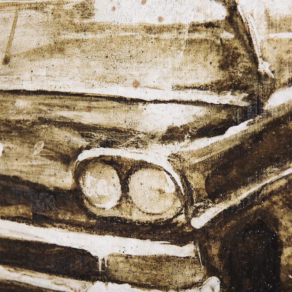Mercana - Vintage Car Picture I by Mercana Studio a Hand Embellished Textured Canvas - 102509-L view 7