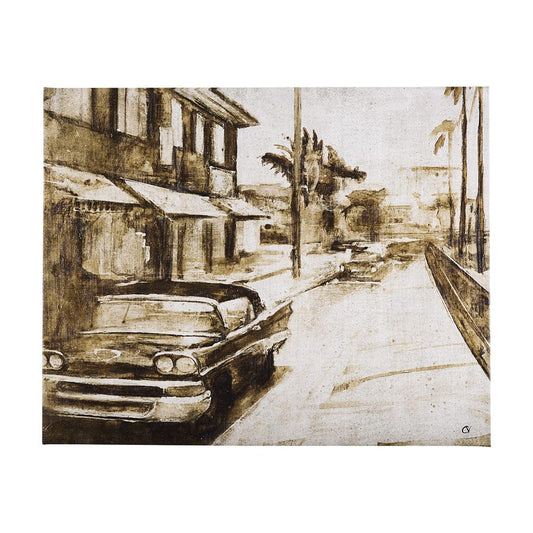 Mercana - Vintage Car Picture I by Mercana Studio a Hand Embellished Textured Canvas - 102509-S view 1