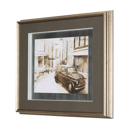Mercana - Vintage Car Picture II by Mercana Studio Hand Embellished Framed Art Print Matted under Glass - 14710 view 2