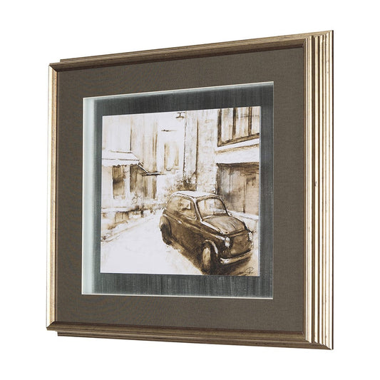 Mercana - Vintage Car Picture II by Mercana Studio Hand Embellished Framed Art Print Matted under Glass - 14710 view 2