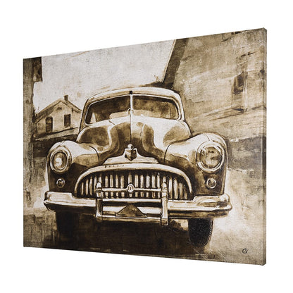 Mercana - Vintage Car Picture III by Mercana Studio a Hand Embellished Textured Canvas - 102511-L view 2