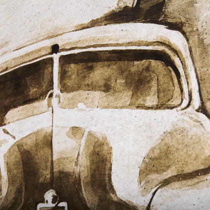Mercana - Vintage Car Picture III by Mercana Studio a Hand Embellished Textured Canvas - 102511-L view 7