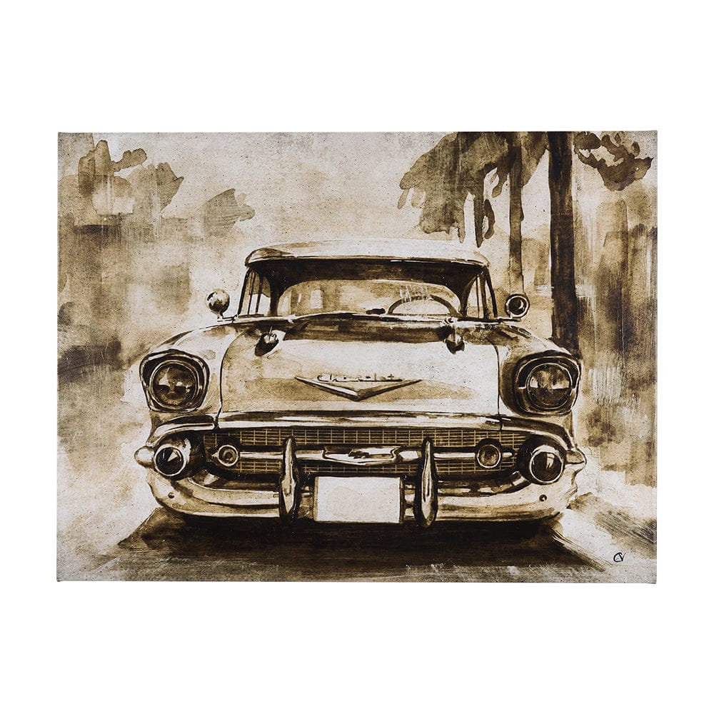 Mercana - Vintage Car Picture IV by Mercana Studio a Hand Embellished Textured Canvas - 102512-S view 1