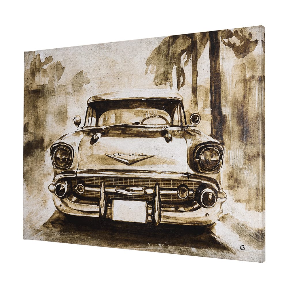 Mercana - Vintage Car Picture IV by Mercana Studio a Hand Embellished Textured Canvas - 102512-S view 2
